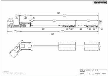 2024-GOLDHOFER-53' X 117" X  84 TON STZ-H 6 DROP DECK EXTENDABLE  LOWBOY-PT20690